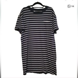 Madewell Pocket Striped Tee Dress